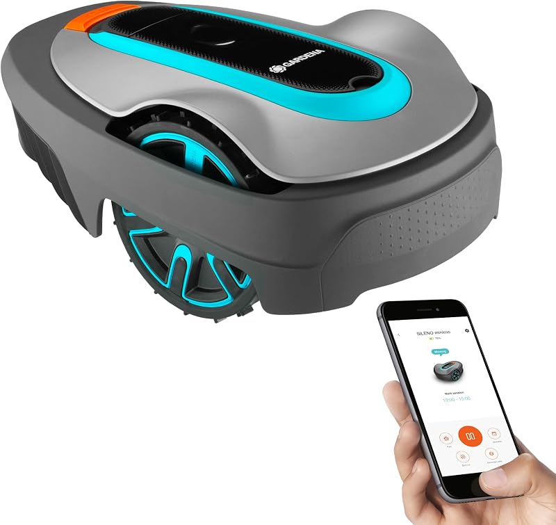 GARDENA 15001-41 SILENO City - Automatic Robotic Lawn Mower, with Bluetooth app 